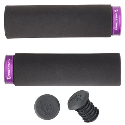 WOLFTOOTH Fat Paw Grip Black with Ultraviolet 132mm 36mm Diameter Lock-On - Collar, Length, (Ultraviolet)