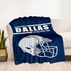 Dallas Cowboys Helmet Blankets Are Suitable for Living Rooms, Bedrooms, Camping, and Other Places, Making Them an Ideal Choice for Gifts.
