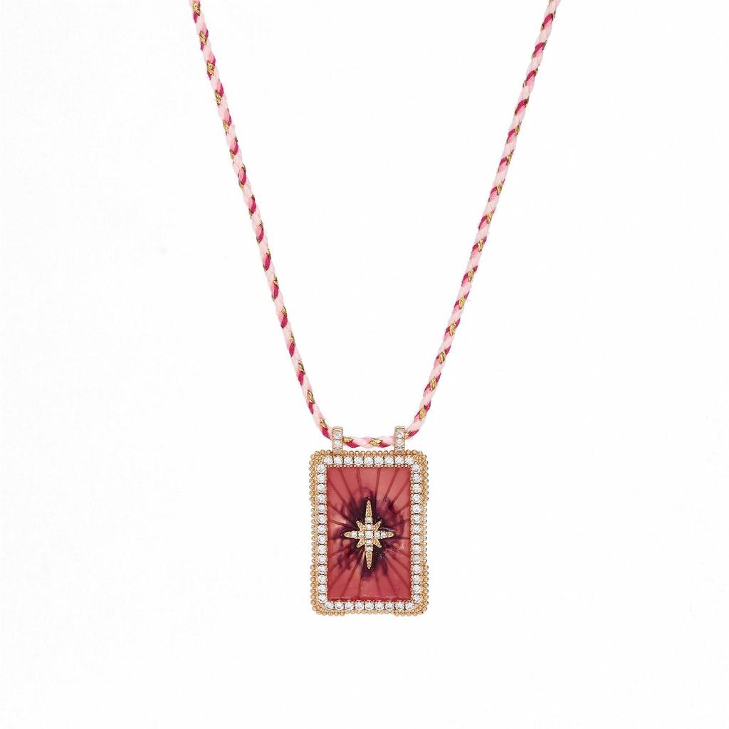 Collana Tarocchi Bohemienne: Design Sole, Luna e Occhio Malvagio per Donna