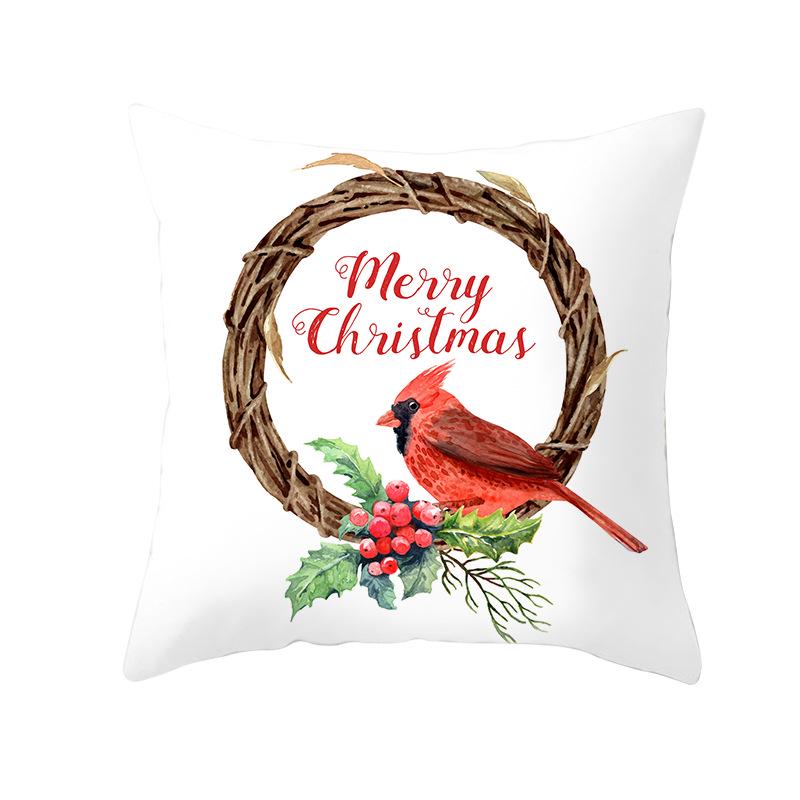 Cartoon Printed Christmas Pillow Cases New Sofa Pillow Cases Home Home Decoration