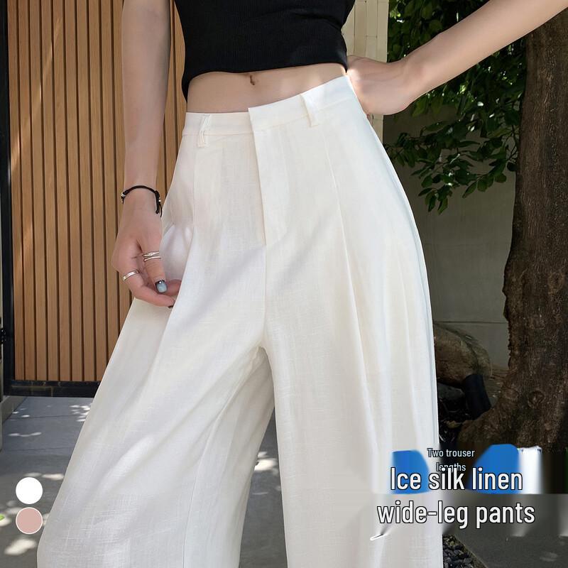 La Chapelle Women s High-Waist Wide-Leg Lantern Pants 2XL