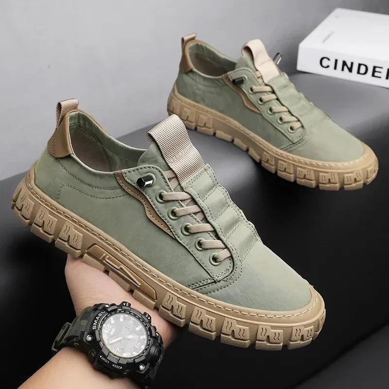 Canvas Shoes 2024  New Breathable Sport Casual Shoes Slip On Men Sneakers Platform Vulcanized Loafers Men Shoes Ice Silk