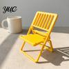 Decorative Desktop Phone Accessory 3D Printed Folding Chair Stand, Mini Creative Lightweight Holder for Watching Videos Cell Mount, Portable