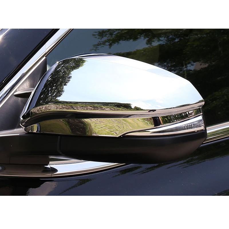For Toyota Noah Voxy 80 Series 2015 2016 2017 2018    Car Body Rear View Eyebrow Side Glass Mirror Cover Trim Frame