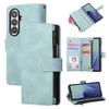 Zipper Magnetic Leather Phone Case For Samsung Galaxy Z Fold 7 6 5 4 3 5G Fold7 Fold6 Multi-card Wallet Kickstand Card Cover