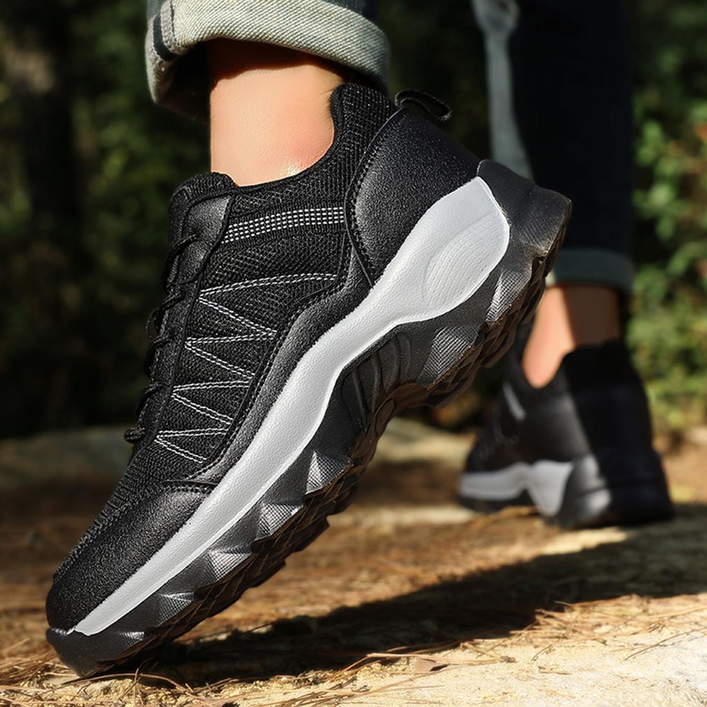 TUINANLE Non-slip Men Hiking Shoes Breathable Outdoor Wear Resistant Climbing Men Sneakers Tourism Mountain Shoes