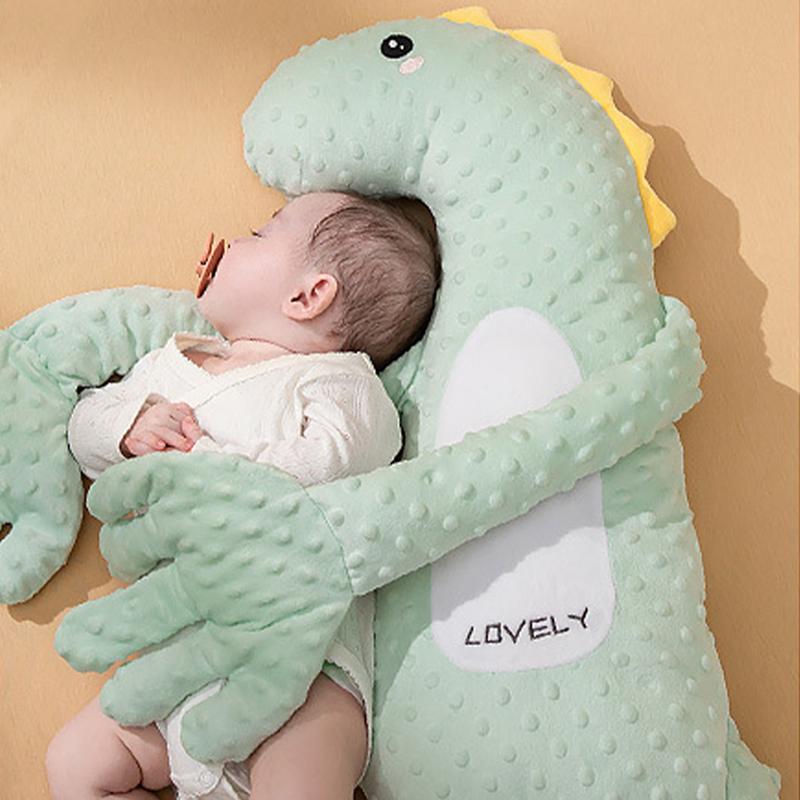Adjustable Automatic Baby Patting Sleep Pillow Startle Prevention Soothing Palms for 0-3 Toddler Remote Control Baby Sleep Aids