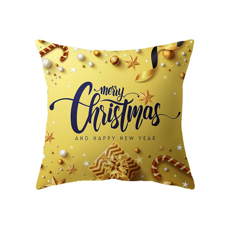 Vánoční téma Vánoční dekorace Vzor tisku Potah na polštář Domů Obývací pokoj Dekorace na pohovku Potah na polštář