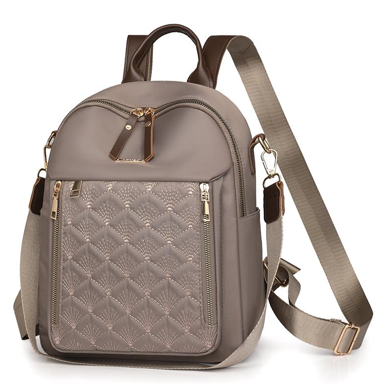 Lingge Rucsac cu broderie Rucsac pentru femei Rucsac de călătorie impermeabil de mare capacitate