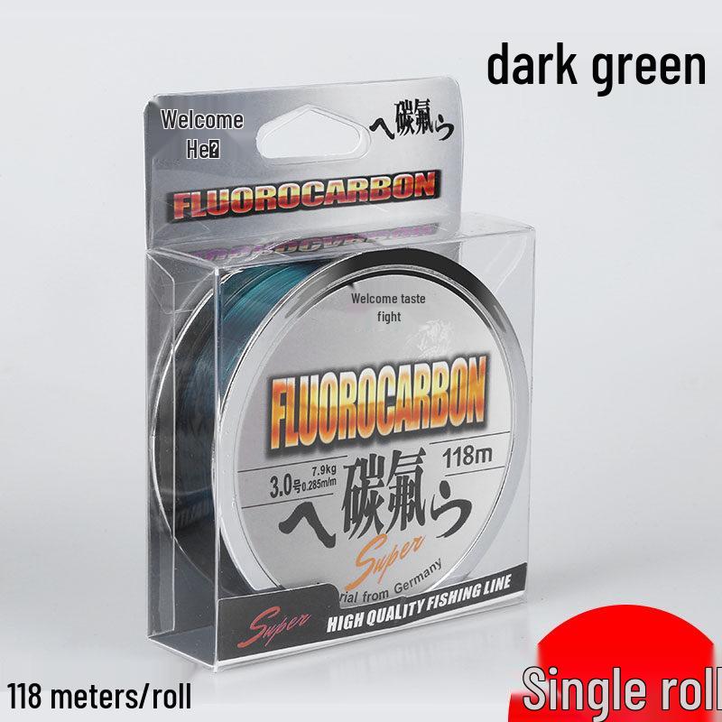 

Imported Carbon Leader & Main Line: Super Soft, Strong Tensile, Wear-Resistant, Premium Fishing Line Size 5