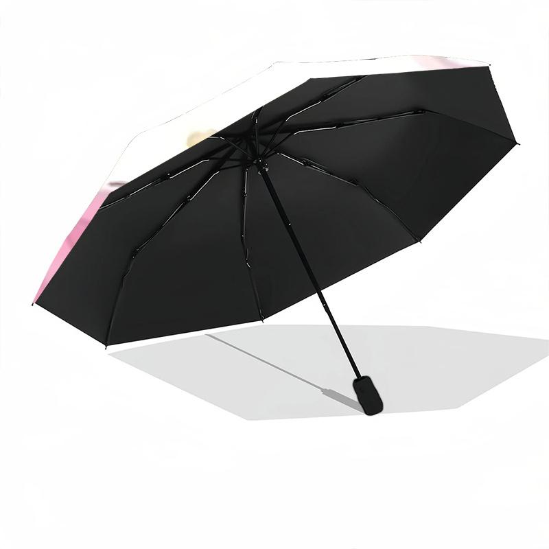 1pc Hello Kitty Automatic Opening/Closing Umbrella with Foldable Design, 8-Bone Iron Frame, Outdoor Use, Perfect Gift for Fans, Travelers, Daily Use,