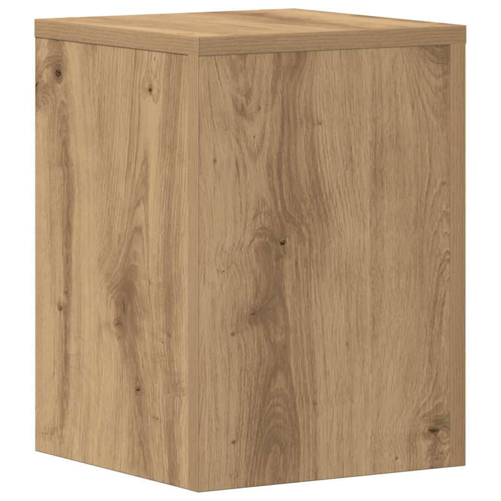 Plant Stand 2 Pcs. Artisan Oak 25 X 25 X 35 Cm Engineered Wood