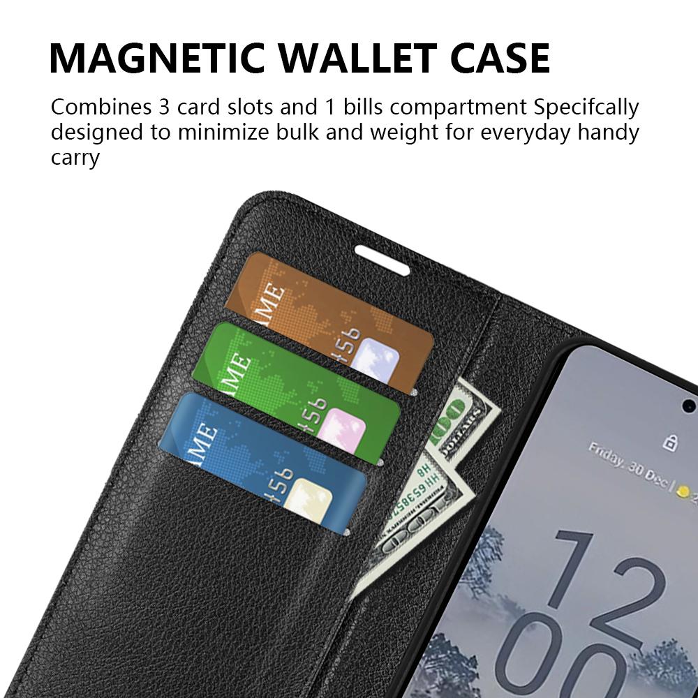 For Nokia X30 5G PU Leather Phone Case Litchi Texture Wallet Protective Phone Stand Cover