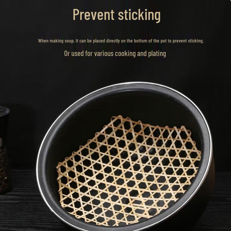 SIFAR Hand-Woven Non-Stick Bamboo Steamer Mats