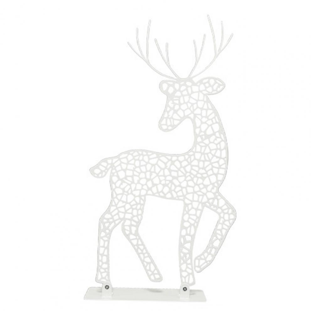 Reindeer Lawn Ornaments Metal Frame Reindeer Ornaments Led Reindeer Family Set for Christmas Decor Iron Deer Lights for Yard