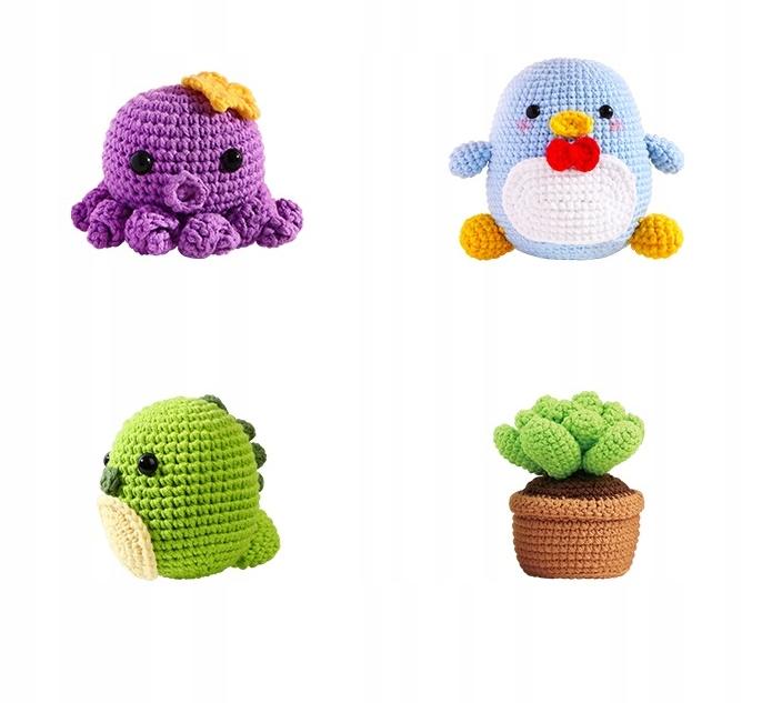 Crochet Kit Complete Diy Gift Kids Plant