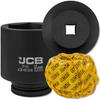 JCB 1" 95mm Deep Impact Socket 6-Point Cr-Mo Socket Wrench