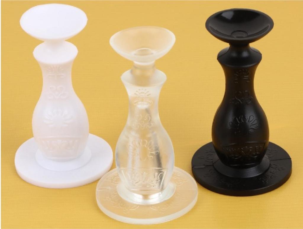 Transparenter Türstopper, Silikon-Fanghalter, Wandmontage, Türgriffstopper, Türstopper, Stumm, keine Spuren, Schwarz/Weiß