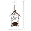 Yard Bird Feeder Garden Rainproof Wild Birds Bowl Patio Vintage Woodpecker Feeder for Finches Bluebird Outdoor Backyard Patio