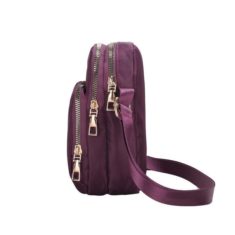 Neue Handy-Umhängetaschen für Damen, modische Damen-Umhängetasche, Handy-Geldbörse, 3-lagige wasserdichte Oxford-Geldbörse