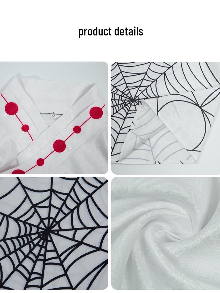 Demon Slayer Spider Demon Mother Cosplay Kimono Full Set