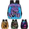 Durable Oxford Cloth Dinosaur Backpack For Kids Large Capacity School Bag