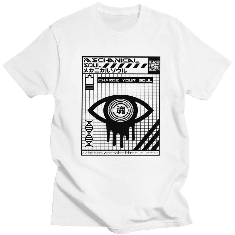 

Custom Charge Your Soul Tshirt for Men Short Sleeves T Shirt Fashion Future Japanese Techwear T-shirt Slim Fit Pure Cotton Te... 5XL різнокольоровий