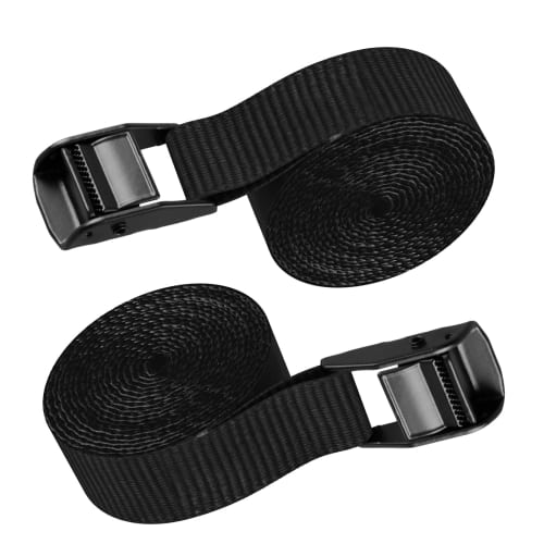 

AWELCRAFT Ремни для крепления груза, Разрывная нагрузка 400 кг, 2 м x 2 ремня, Многоцелевой крепеж для груза, Крепеж для груза, Крепеж для мотоцикла, Подготовка к землетрясению Т