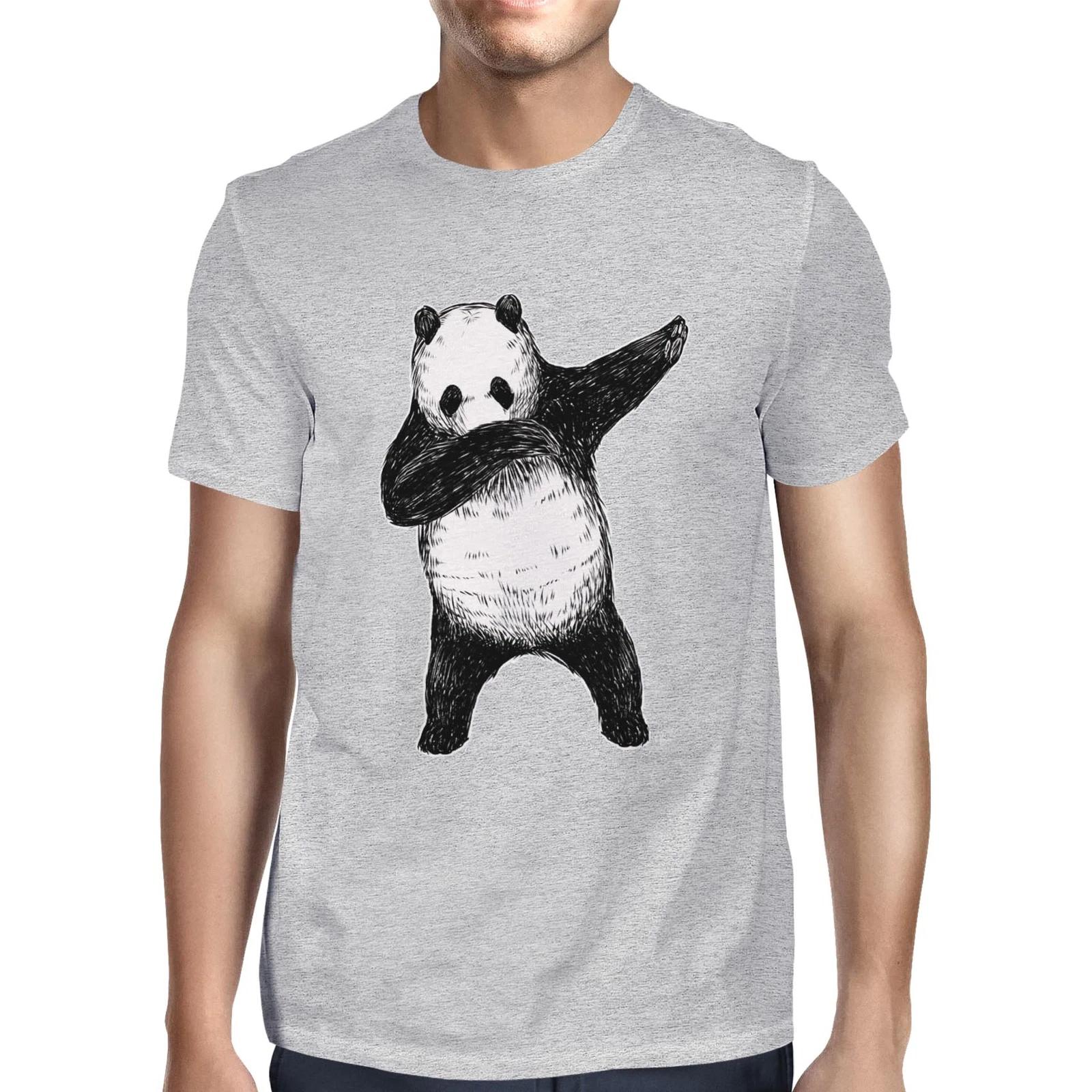 1Tee Mens Dabbing Panda T-Shirt M