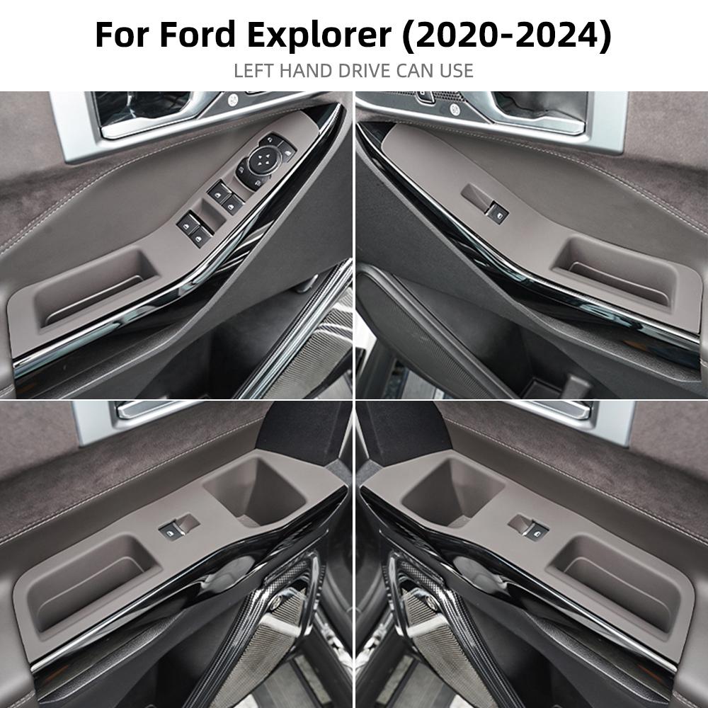 For Ford Explorer     2024 Silicone Car Window Control Panel Protective Patch Window Switch Button Accessories