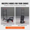 SucceBuy 300 Lbs Folding Hand Truck Aluminum Lightweight Platform Cart Portable Telescopic Utility Dolly for Moving Shopping