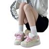 Sweetheart Powder Niche Color Matching Design Women's Shoes Winter New Student Versatile Casual Breadboard Shoes