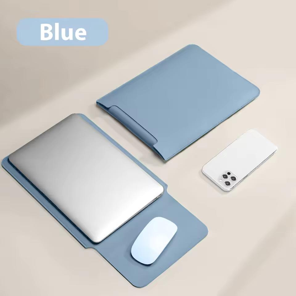 Housse Sac Étui pour Ordinateur Portable Pour Apple Macbook 16 15 13 11 pouces Pour Lenovo Huawei Xiaomi ASUS Sacs pour Ordinateur Portable Table Pour ipad 12.9 Housse 12-inch bleu