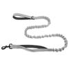 Dual Handle Elastic Dog Leash Shock Absorb Bungee Reflective Walking Lead for Medium Large Dogs Anti-Burst Pets Training Leash