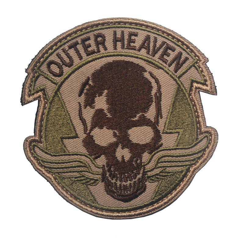 Outer Heaven Peace Walker Metal Gear Embroidered Velcro Patch