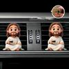 Cute Cartoon 2D Acrylic Car Air Vent Clips Religious Auto Air Freshener Clips For Car Interior Decoration