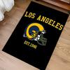 Los Angeles Rams Logo Print Area Rug - Soft, Washable Non-Slip Indoor Mat for Office Chairs, Living Room, Home Office Decorative Rug