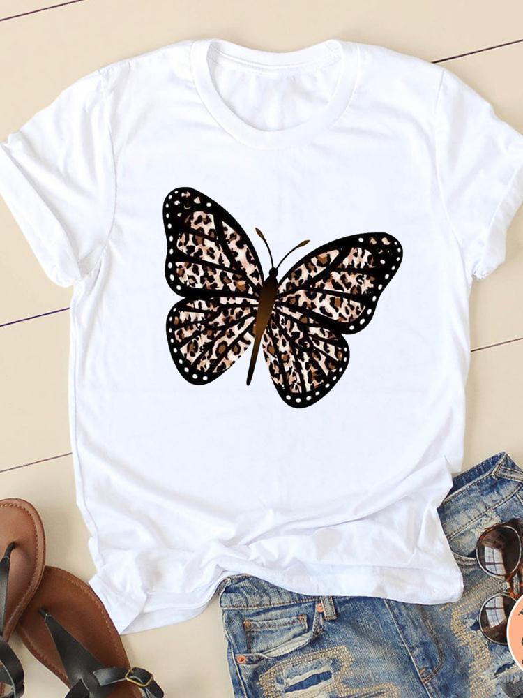 Womens Fashion Womens Short Sleeve Summer Cartoon Fashion Clothing Harajuku Casual Tops Graphic T Shirts  Aesthetic