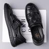 TUINANLE Men's Leather Sandals Breathable Hollow Out Outdoor Casual Beach Shoes Summer New Comfort Men Sandals