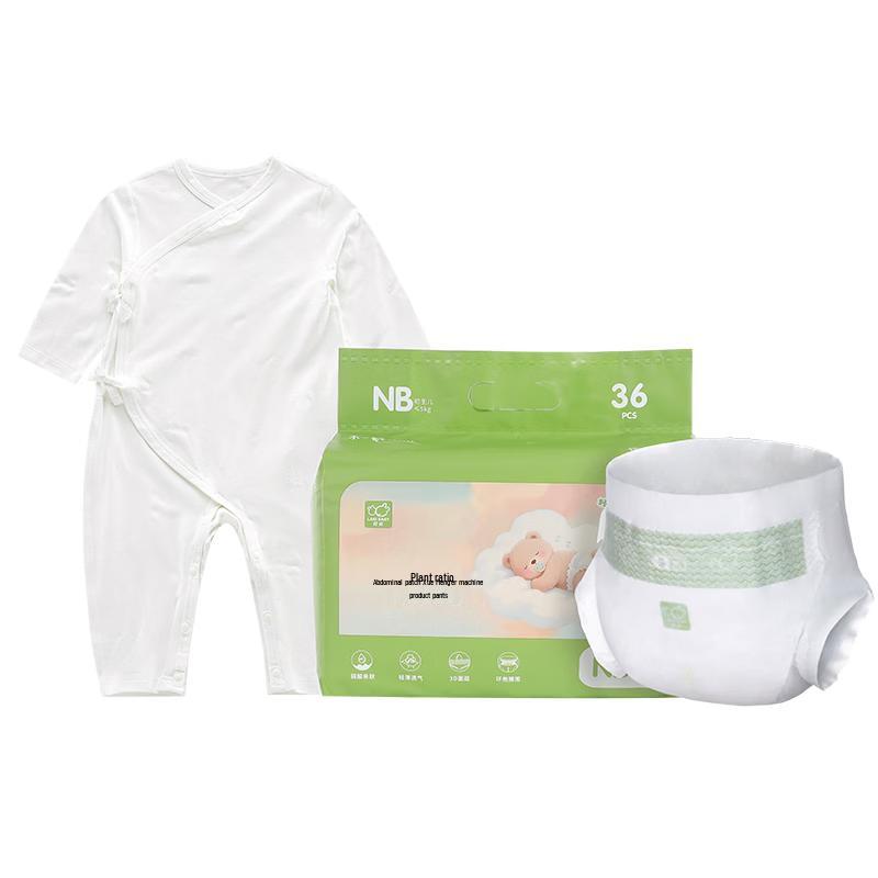 Подарочный набор LABI Baby Боди на завязках с подгузниками