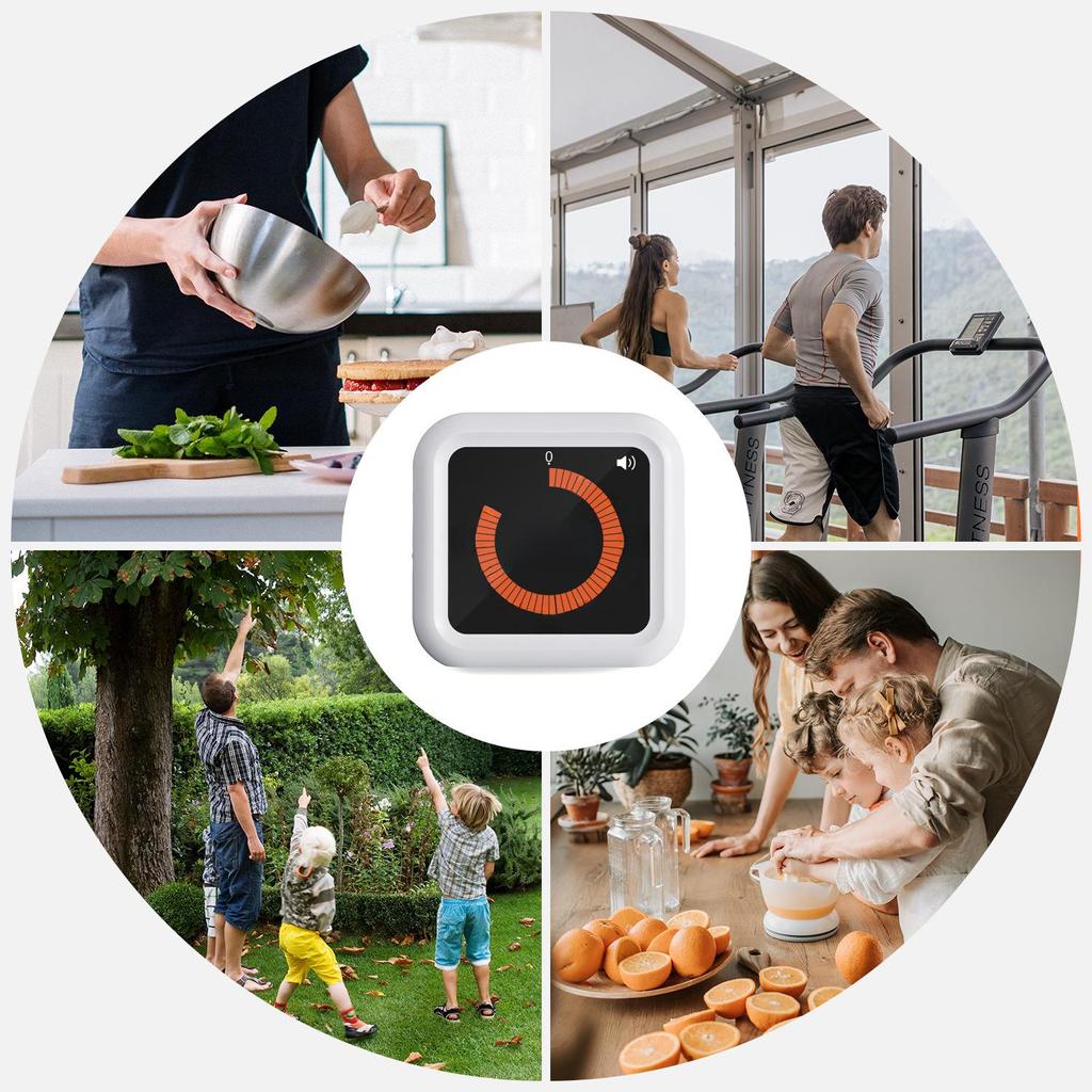 Lautloser visueller Timer-Wecker für Studenten