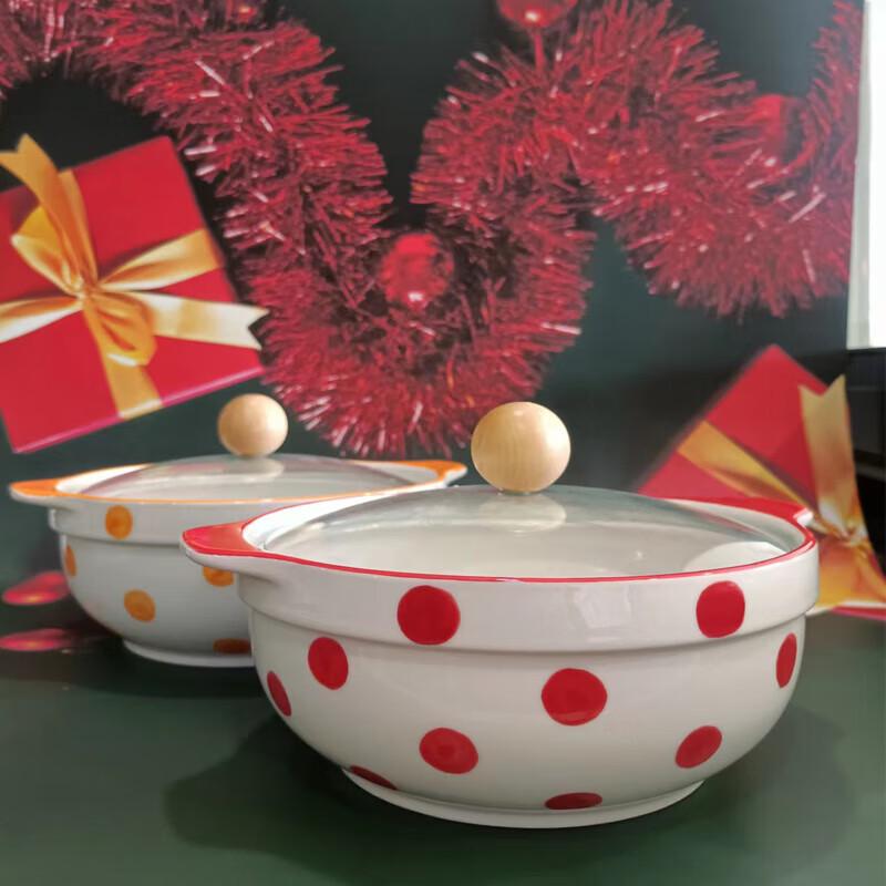 CODA Seto-yaki Flame Red Ceramic Bowl