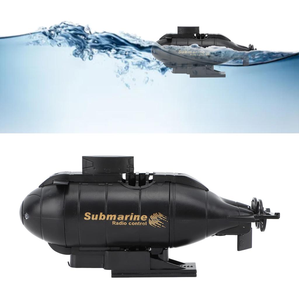 RC Submarine Toy 6 Channel Remote Control Boat Ship Electric Under Water Diving Toy for Swimming Pools Fish