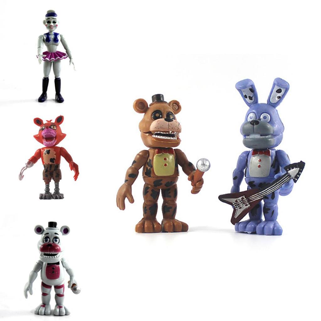 Captivating 6-piece Fnaf Five Nights At Freddy's Action Figures For Enthusiastic Fans