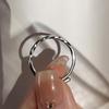 Korean Style S925 Sterling Silver Minimalist Twisted Wave Band Ring for Women - Simple, Elegant, Stacking Ring, New Trend