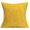 Sweet Home Arrow Pillowcase Yellow Flower Petals Striped Linen Family Sofa Pillowcase X Pillow Case Cushion Cover