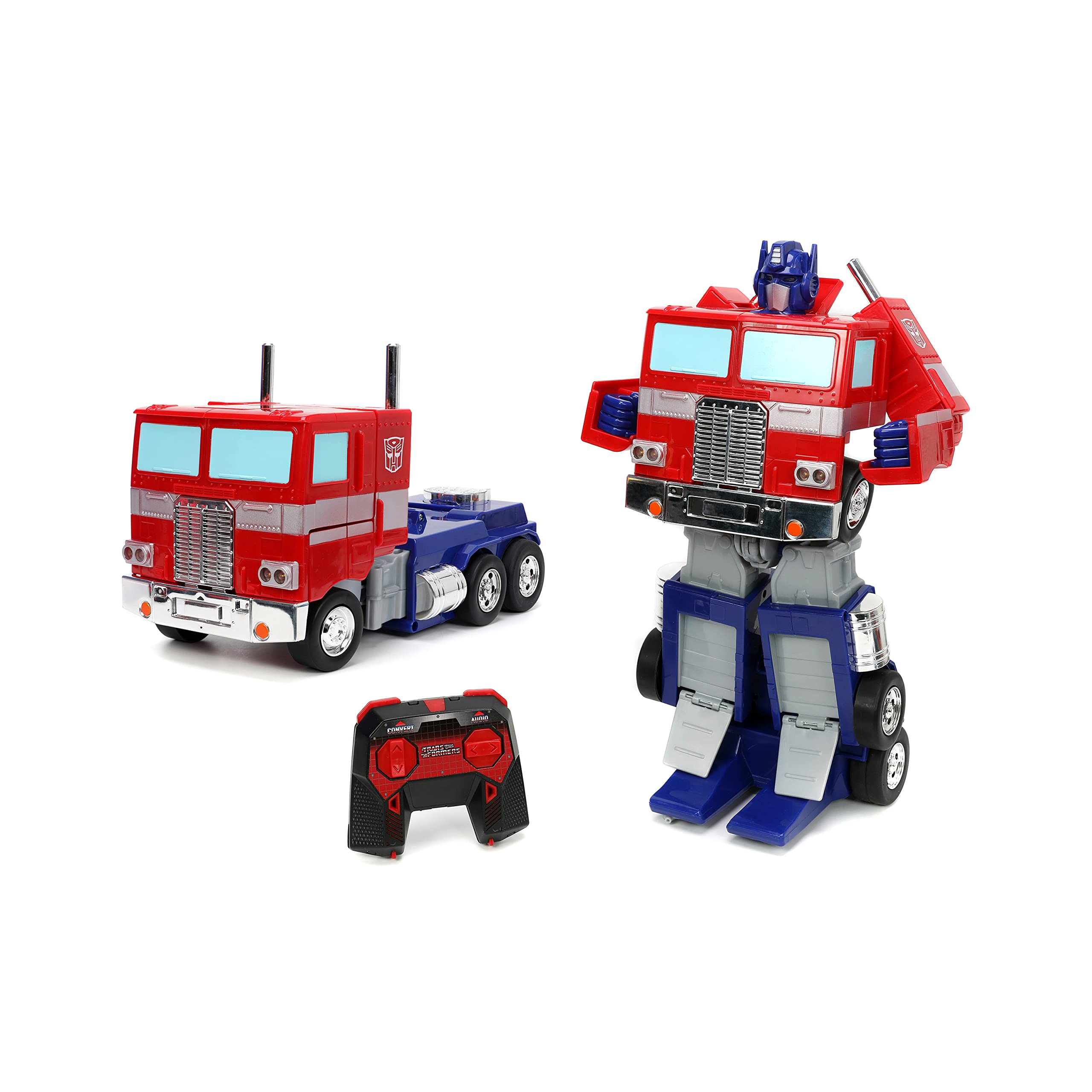 

Transformers Optimus Prime Converting RC Remote Control Toys for Kids Vehicle,