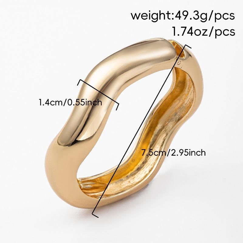 New jewelry Simple circle open bracelet Irregular ancient zinc alloy bracelet jewelry