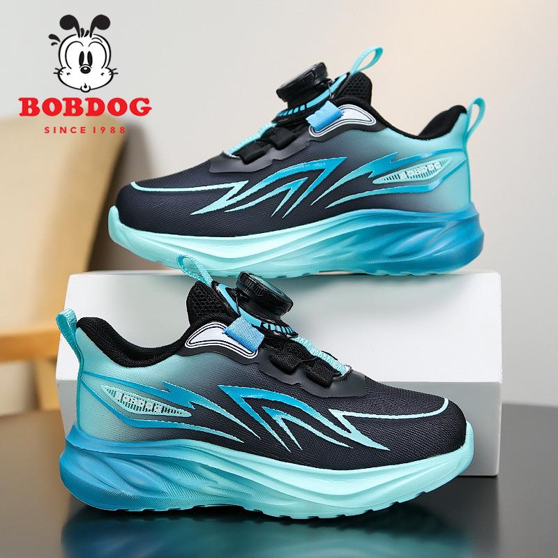 Spring 2026 new mesh breathable medium and large children's soft-soled girls running shoes