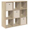 Sideboard with Drawers Sonoma Oak 88.5 X 29 X 84.5 Cm